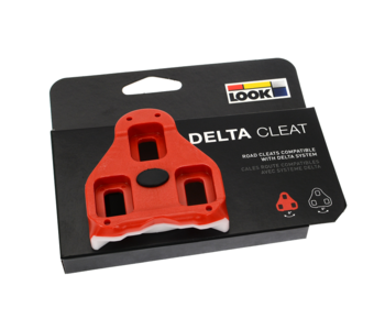 schoenplaat Look Delta rood teflon - 3611720061515