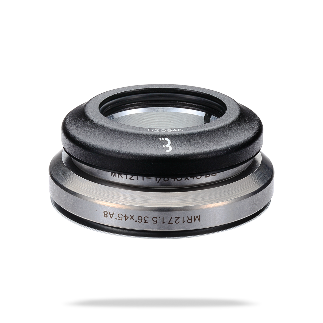 BHP-46 headset Tapered 1.1/8-1.5 8mm CrMo zwart - 8716683112641